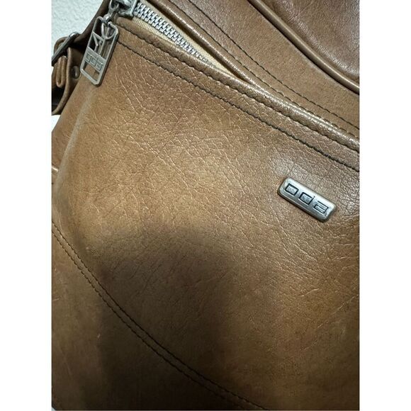 Small Women’s Vintage Brown Leather Shoulder Bag Tan - Picture 4 of 4